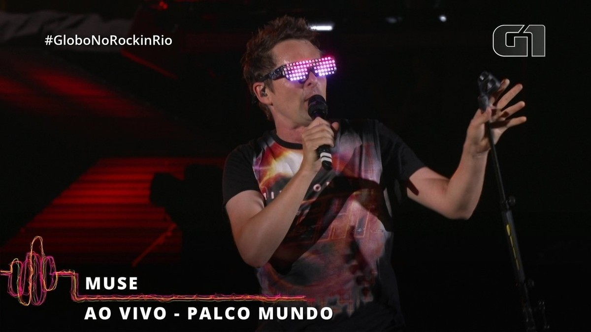 Muse encerra Rock In Rio 2019 com show eletrizante e futurista