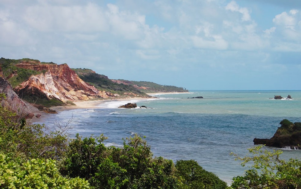 Praia da Arapuca fica localizada no Litoral Sul da Paraíba  — Foto: Inaê Teles/g1 