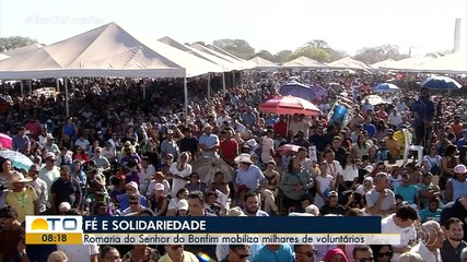 Romaria do Senhor do Bonfim reúne fiéis em Natividade