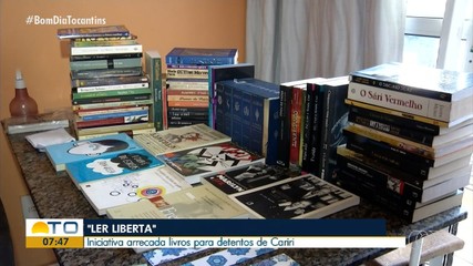 Campanha arrecada livros para detentos de Cariri do Tocantins
