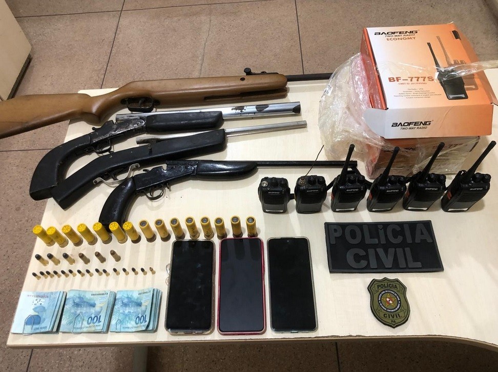 Dupla é presa em operação de apreensão de armas e munições em Concórdia do Pará
