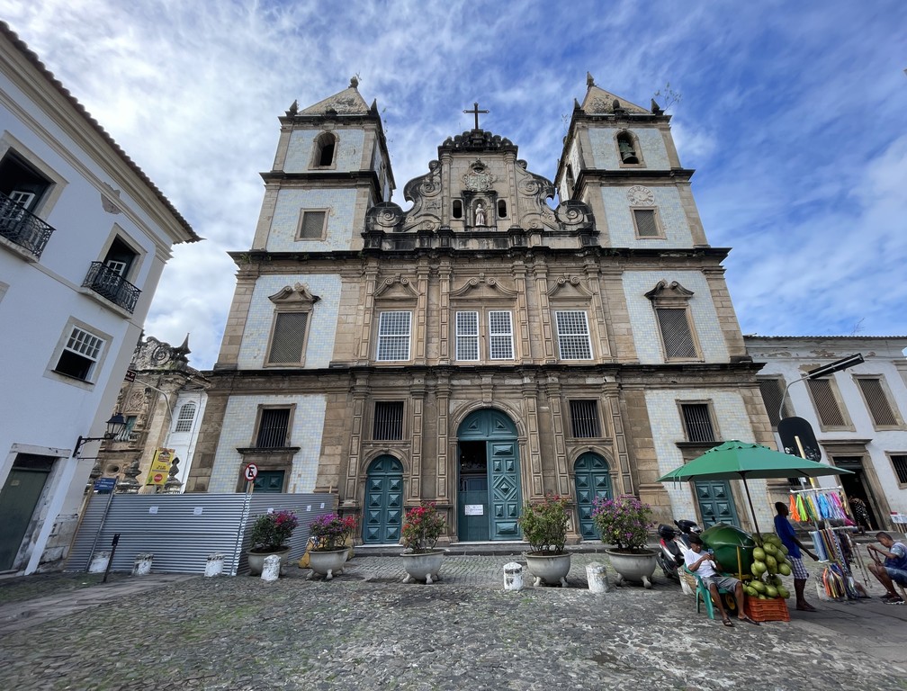 Igreja de São Francisco, no Centro Histórico de Salvador  — Foto: Itana Alencar/g1