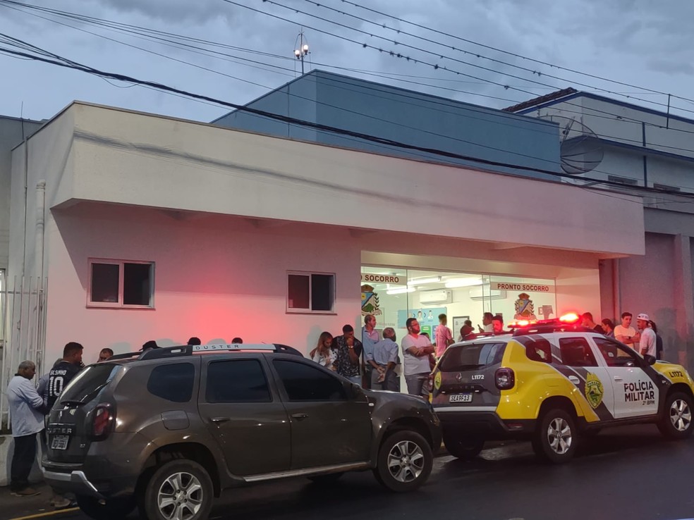 Jogador de futebol morre após ser atingido por raio no Paraná; quatro ficaram feridos — Foto: Tá no Site/ colaboração
