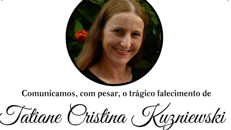 Tatiane Cristina Kusniewski tinha 39 anos e deixa duas filhas — Foto: Divulgação