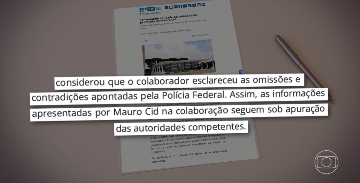 Alexandre de Moraes mantém delação premiada de Mauro Cid após novo depoimento 