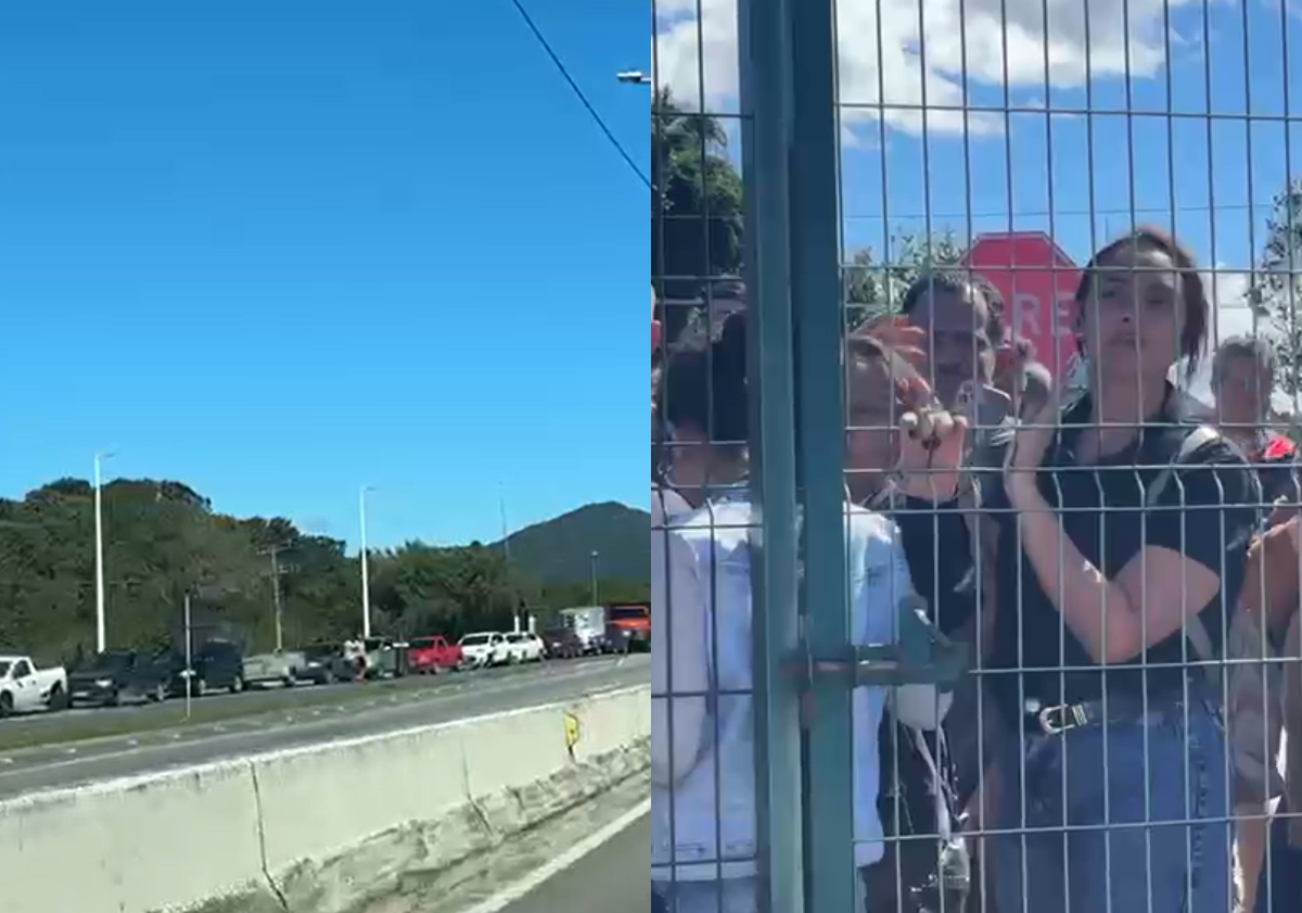 Entrega de telhas após granizo em Florianópolis começa com fila de carros e confusão; VÍDEO