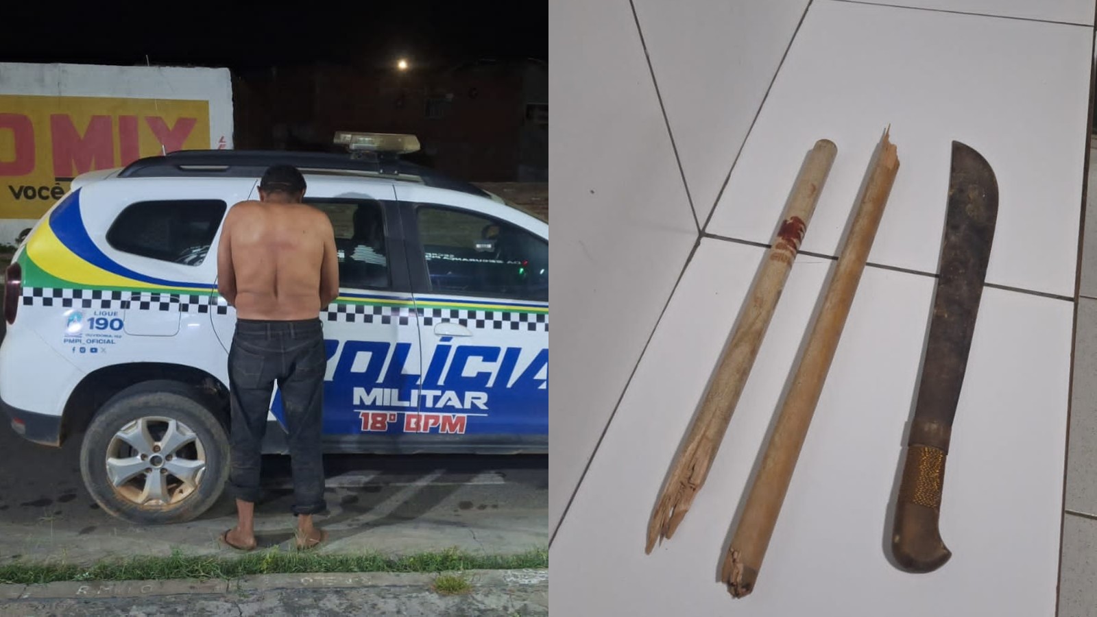 Homem tem braço quebrado após agressão no Piauí; suspeito preso | G1
