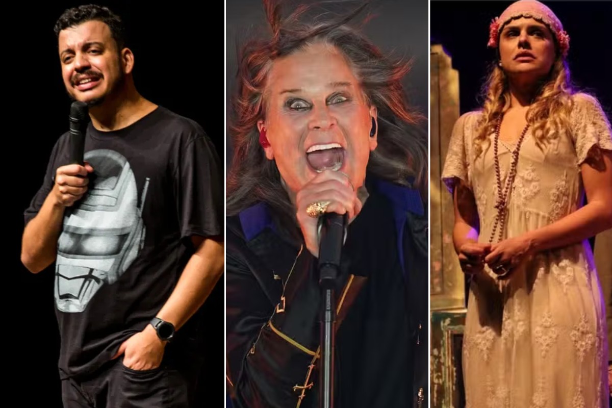 Rodrigo Marques, O Cravo e a Rosa, Tributo ao Ozzy Osbourne e circo; g1 reúne atrações para o fim de semana 