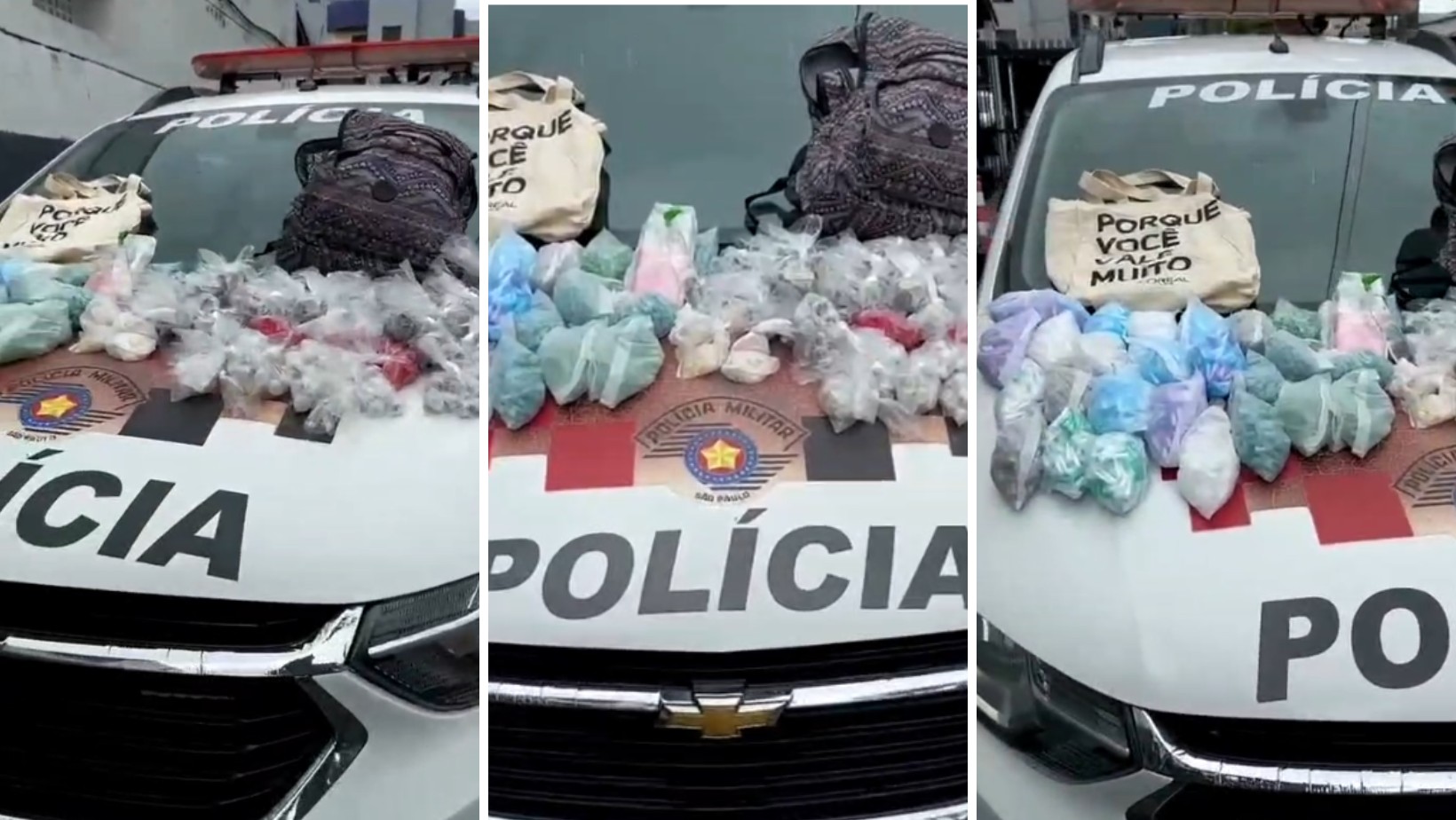 Polícia Militar apreende mais de 4 mil porções de drogas em 'casa bomba' e prende suspeito em Ubatuba