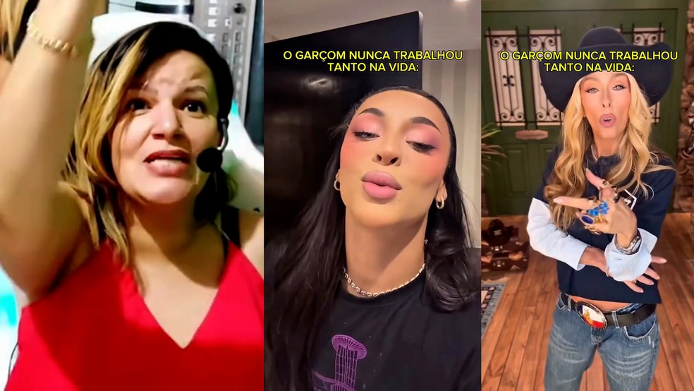 'Garçom, tem Pitú?' saiba quem é a cantora da trend que viralizou entre famosos — Foto: Reprodução