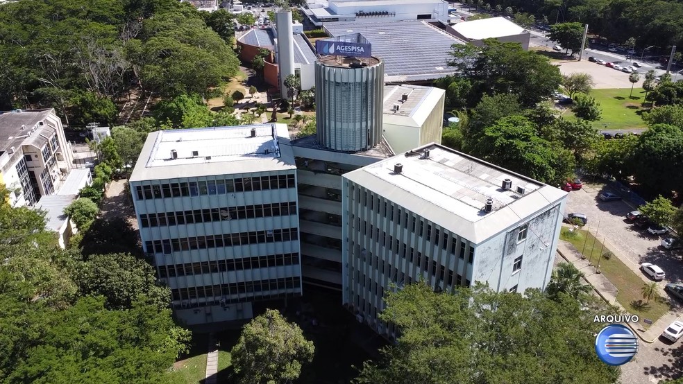 Sede da Agespisa, no Centro de Teresina — Foto: Reprodução/TV Clube