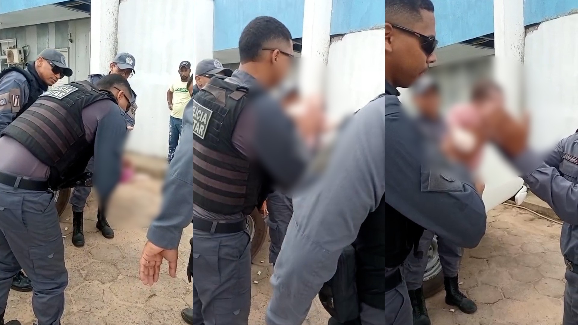 VÍDEO: Policiais militares salvam bebê engasgado com leite materno em São Luís
