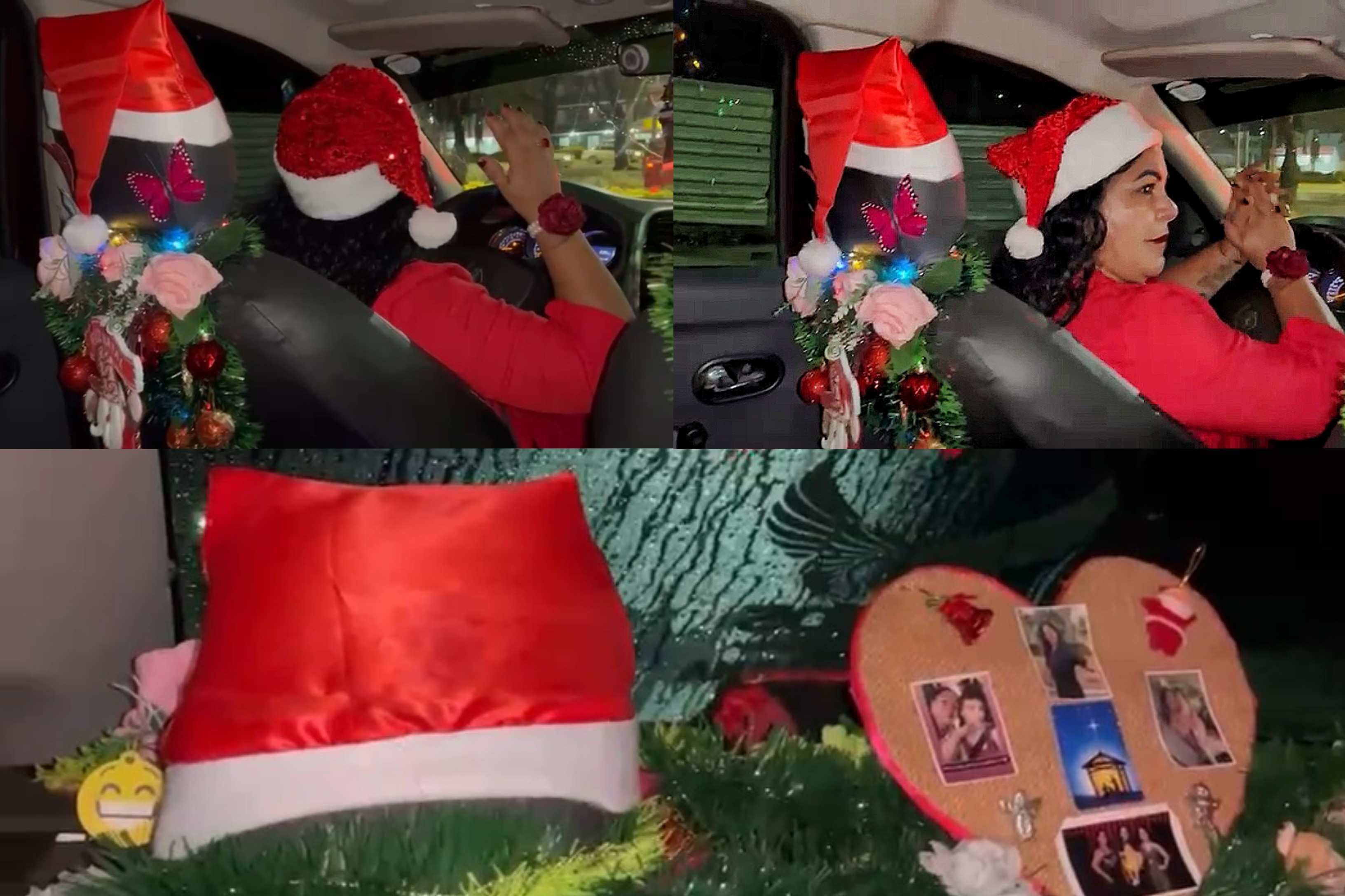 'Trenó de aplicativo': motorista enfeita carro para o Natal em RO