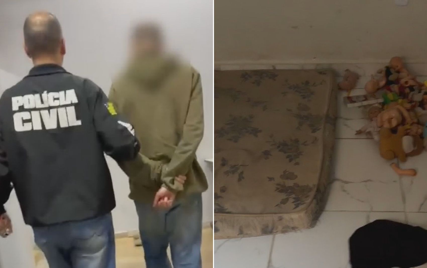 Após criança pedir socorro a avó, pai é preso suspeito de ma