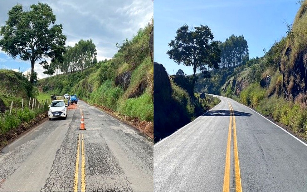 Rodovias do Sul de MG continuam em obras nesta semana; confira pontos de interdição — Foto: EPR Sul de Minas