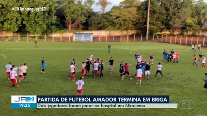 Briga generalizada é registrada em jogo de futebol amador