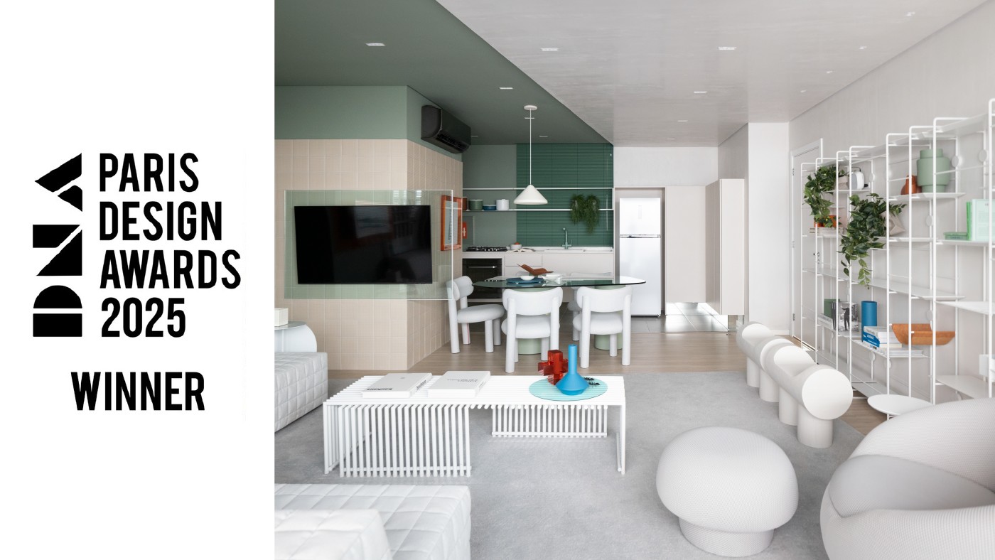 Apartamento decorado da Vanguard Londrina vence prêmio internacional