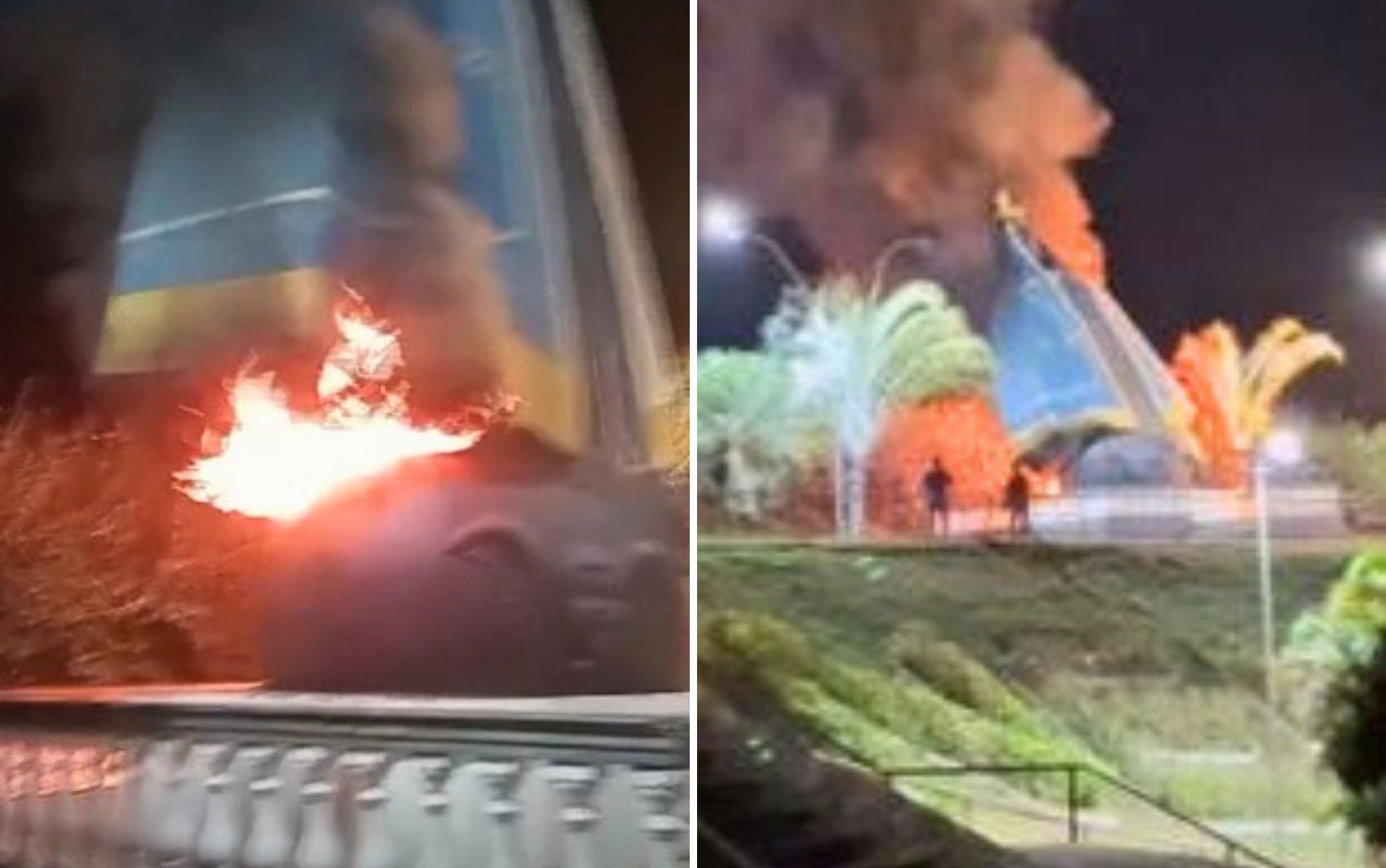 Incêndio destrói imagem de Nossa Senhora Aparecida