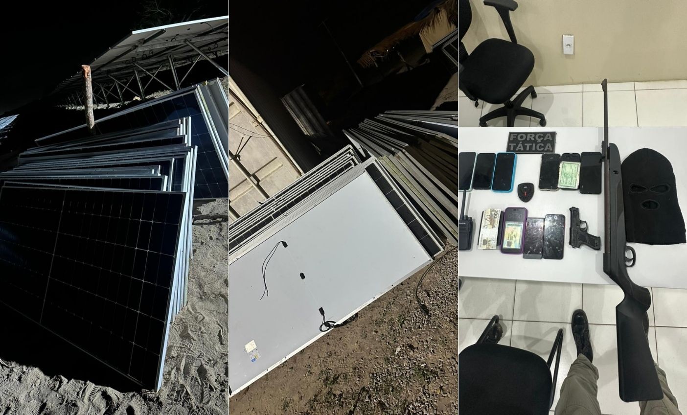 PM troca tiros com criminosos, frustra roubo a parque fotovoltaico e liberta reféns na Grande Natal