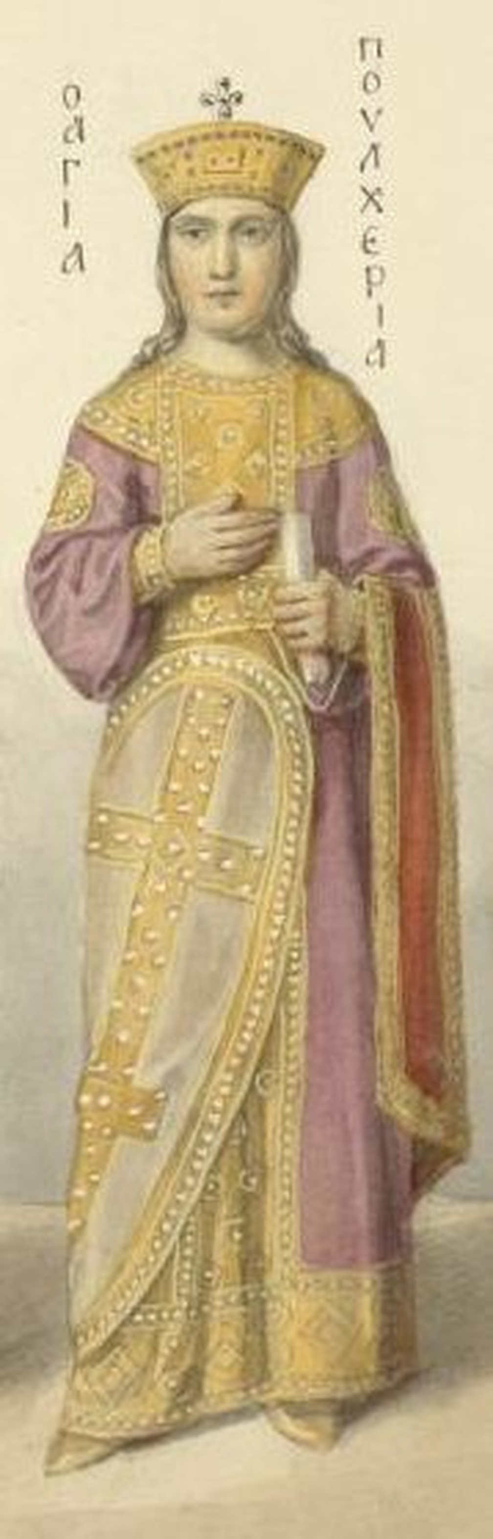 Imperatriz Pulquéria foi grande denfesora da doutrina da Mãe de Deus — Foto: Imagem de domínio público