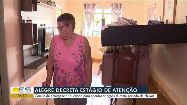 Alegre decreta estágio de atenção por causa da chuva