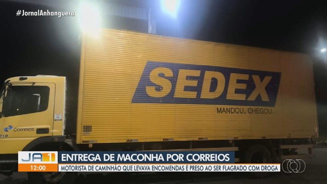 Motorista que presta servio aos Correios  preso suspeito de transportar droga