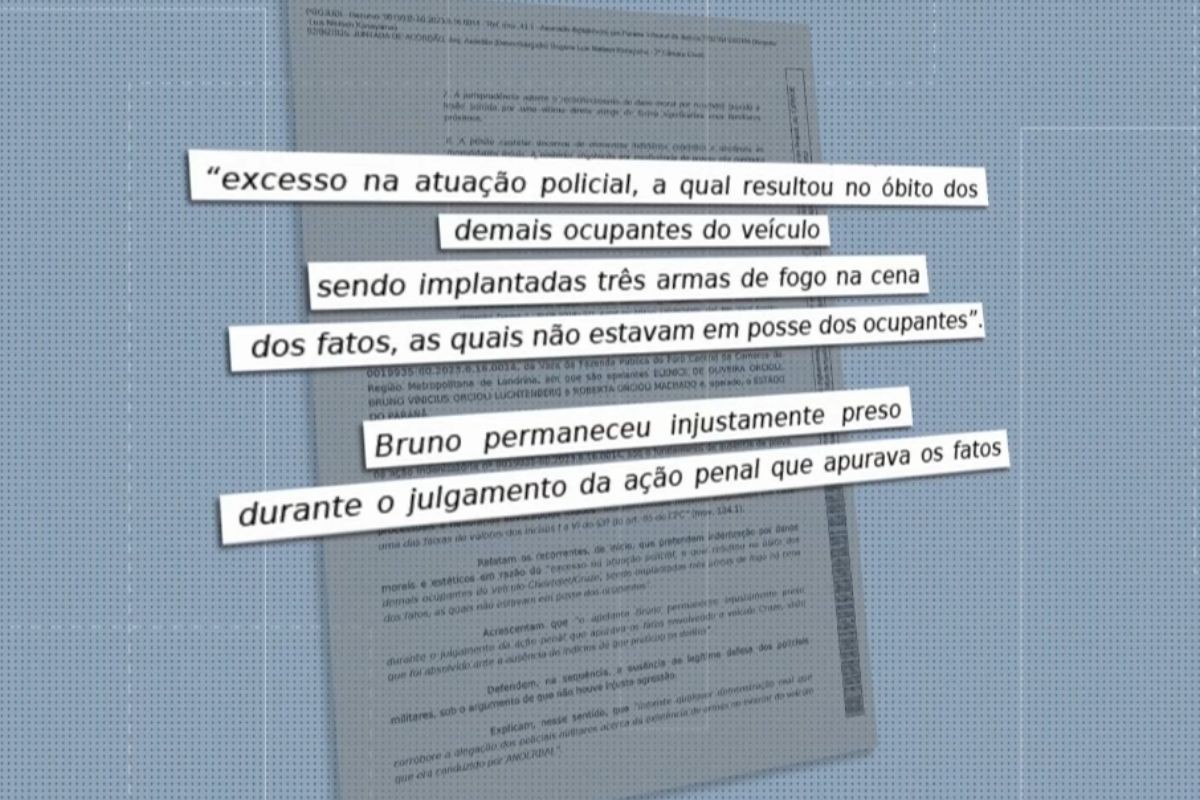 Governo deve pagar indenização de R$ 65 mil para homem ferido durante abordagem policial no Paraná, decide Justiça