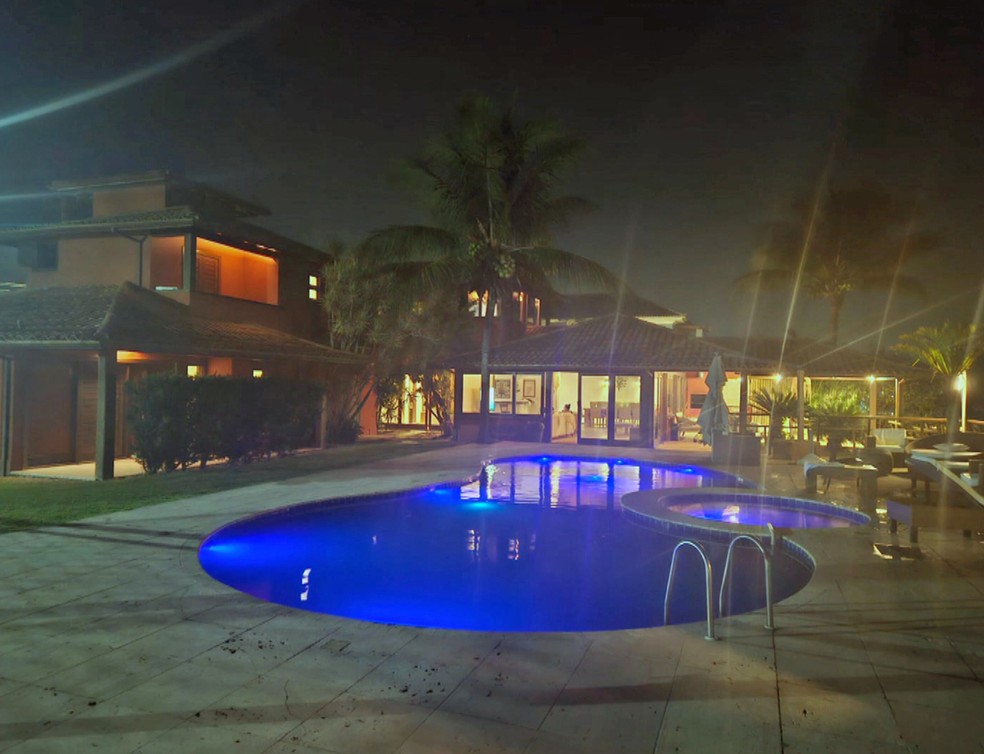 Casa em Búzios onde GB estava — Foto: Reprodução/TV Globo