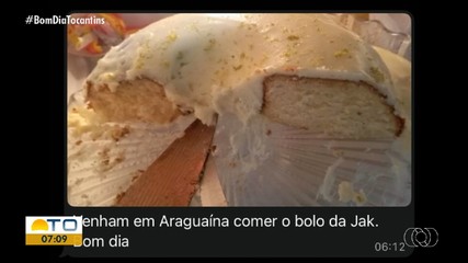Telespectadora compartilha foto de delicioso bolo de limão; veja mensagens