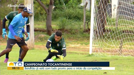 Batalhão se prepara para início do Campeonato Tocantinense