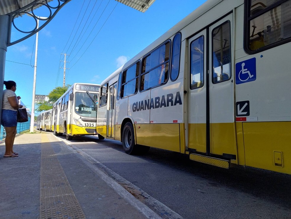 Ônibus em Natal transporte público Rio Grande do Norte RN — Foto: Heilysmar Lima/STTU