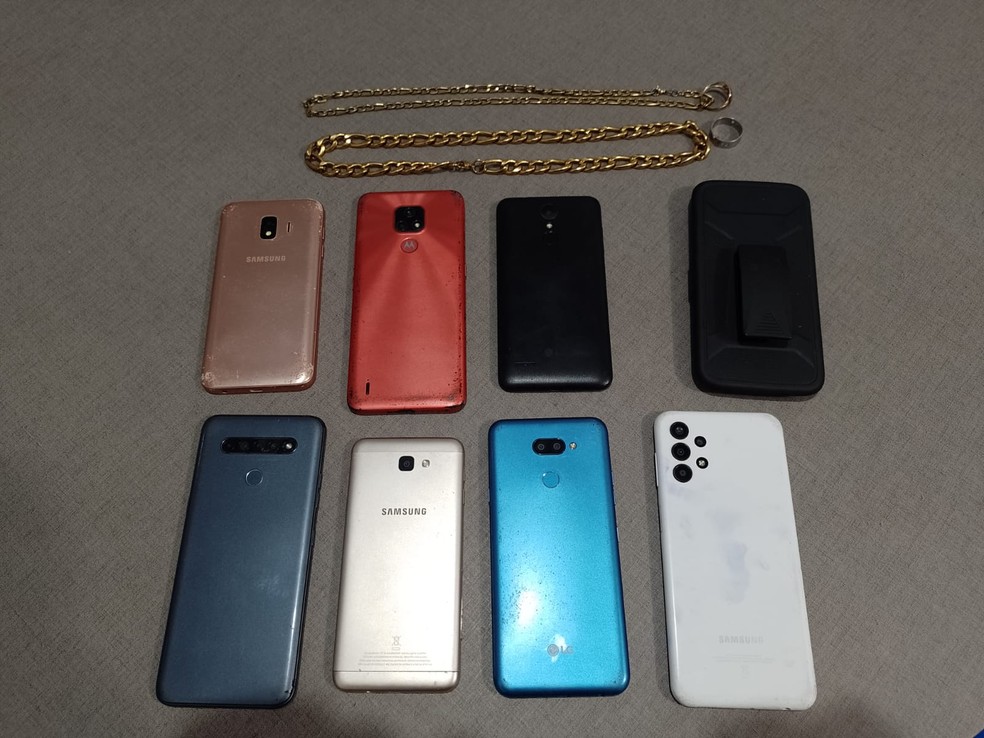 Jovem é preso com oito celulares roubados na Região Metropolitana de São Luís — Foto: Divulgação/Polícia Civil do Maranhão