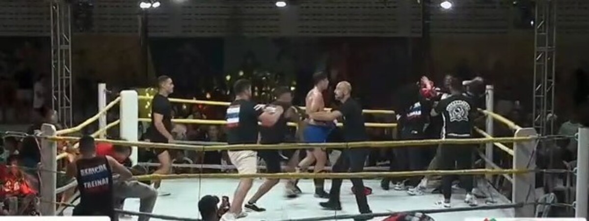 Evento de artes marciais é interrompido após briga generalizada, na Paraíba; VÍDEO 