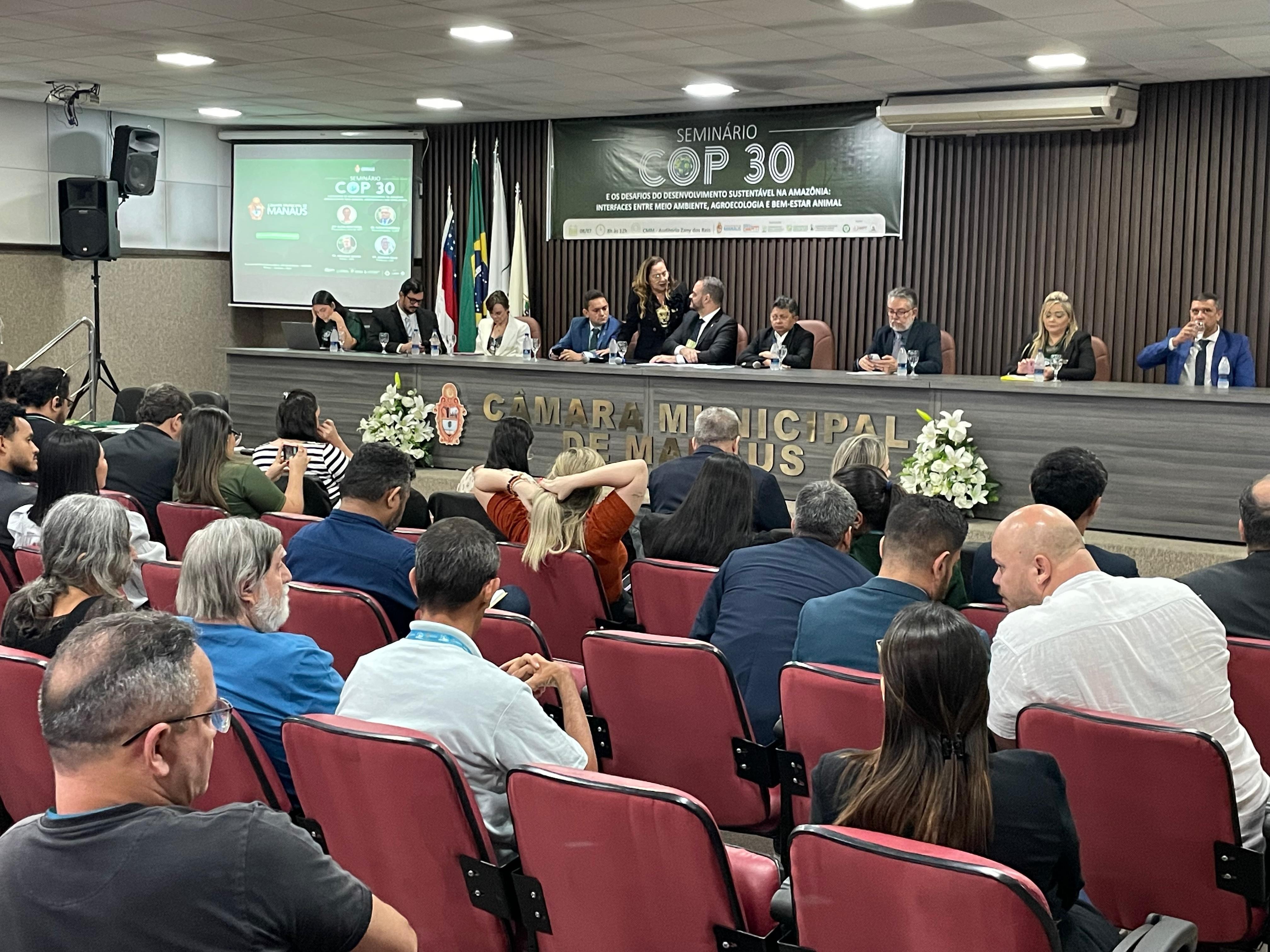 COP30: desenvolvimento sustentável na Amazônia é tema de debate em Manaus