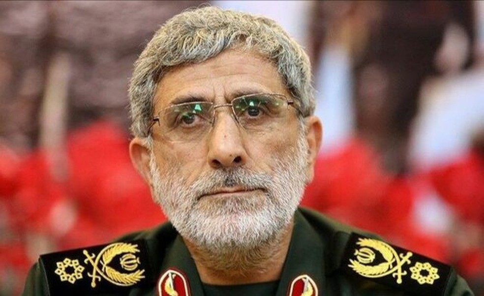 Esmail Qaani, o novo líder da força Quds do Irã — Foto: Khamenei.IR/AFP