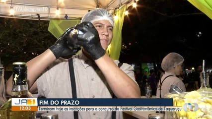 Termina hoje prazo para inscrição no concurso do Festival Gastronômico de Taquaruçu