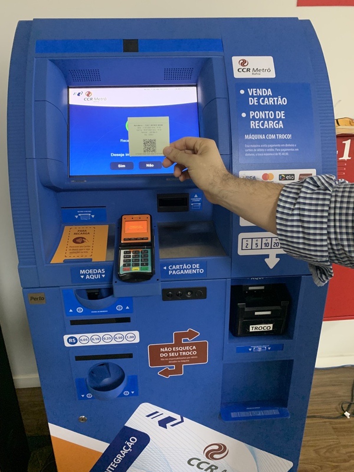 Passageiros do metrô de Salvador podem pagar tarifa através de QR Code ...