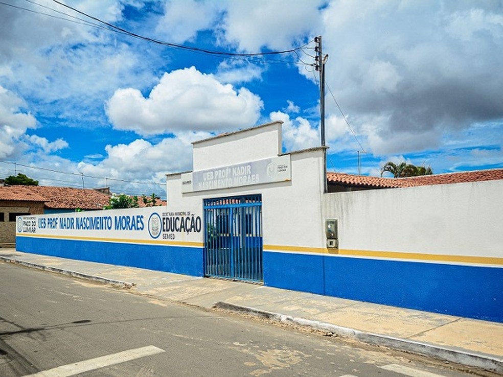 Escola UEB Profª Nadir Nascimento Moraes, no Maiobão — Foto: Divulgação/Prefeitura de Paço do Lumiar