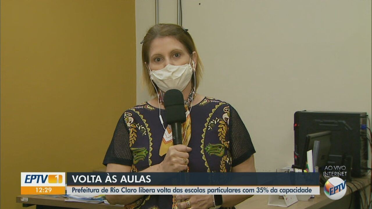 Rio Claro libera aulas presenciais em escolas particulares com 35% dos ...