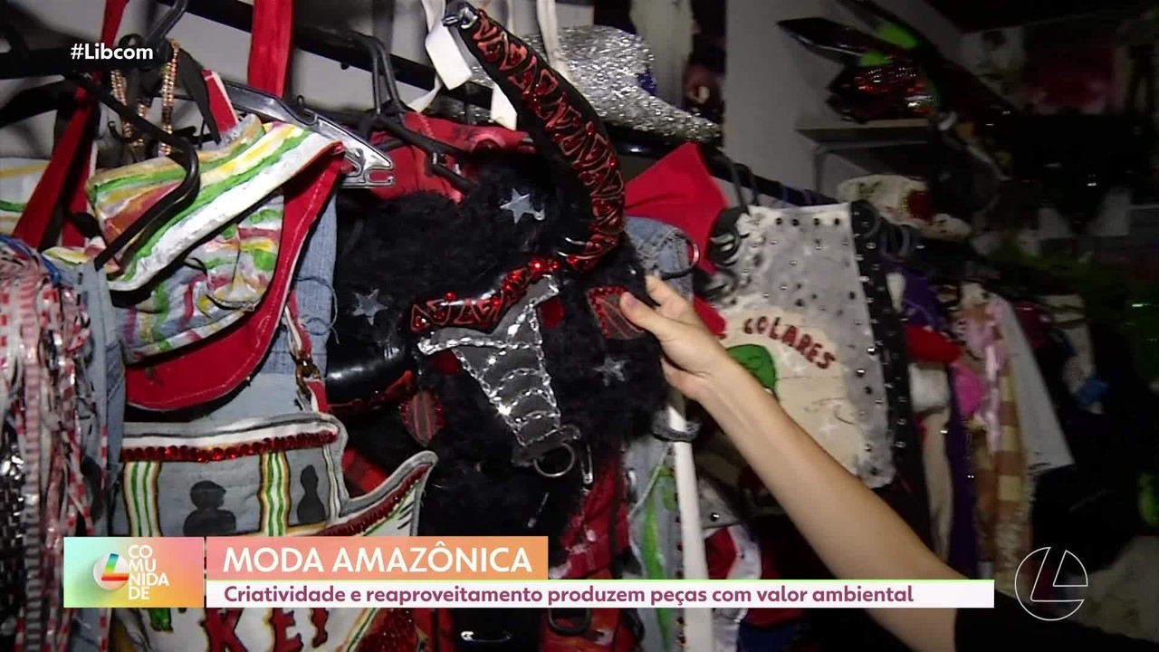 Moda amazônica feita na periferia de Belém aposta em reaproveitamento de materiais e identidade local