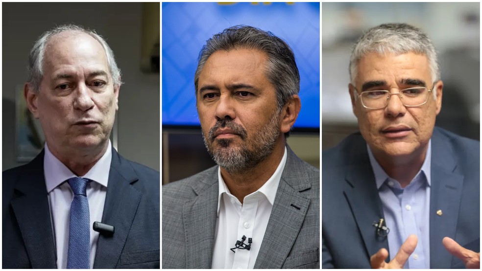 Partidos escolhem candidatos durante convenções partidárias; Ciro Gomes, Elmano de Freitas e Eduardo Girão são pré-candidatos com as maiores intenções de voto, segundo a última pesquisa Quaest. — Foto: Reprodução