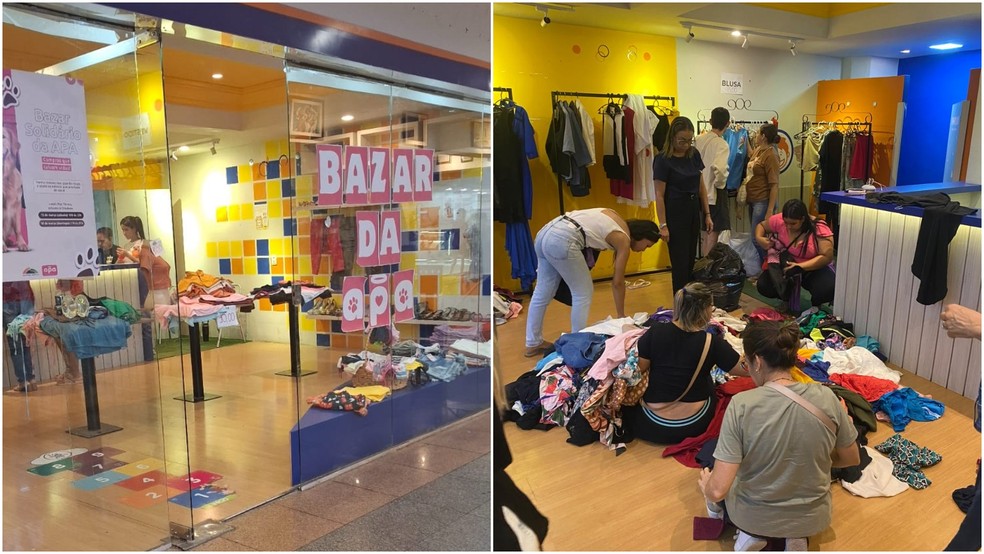 Bazar da APA conta com peças novas e seminovas. — Foto: Divulgação