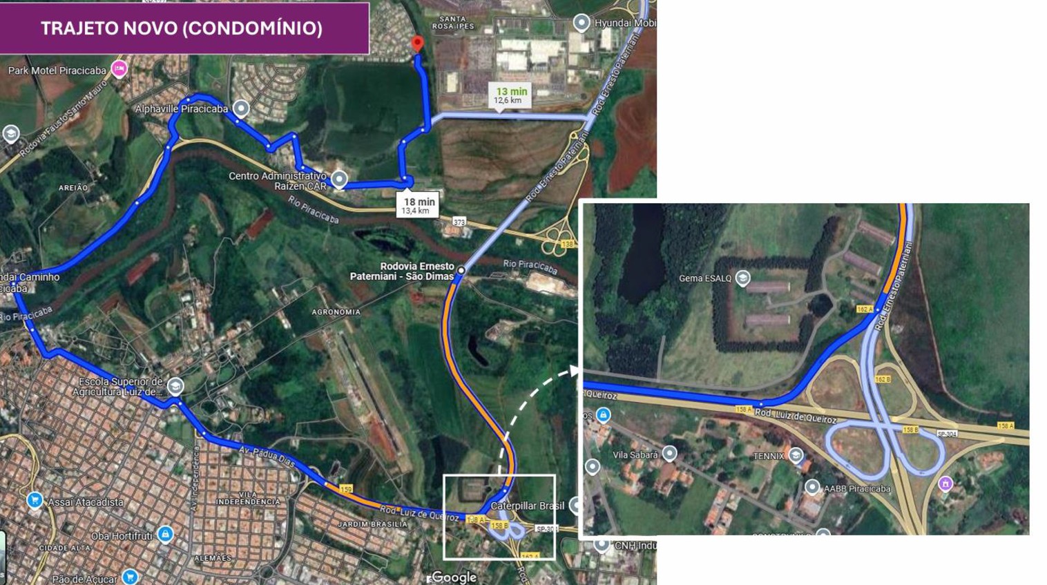 Trecho de SP-308 é interdidato para obras em Piracicaba; veja rotas alterativas