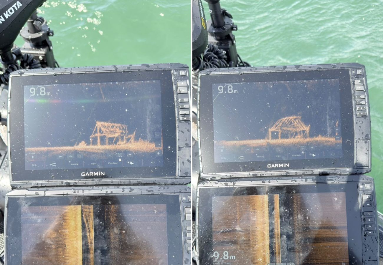 Mergulhador encontra casa de antigo povoado e maquinários submersos no Lago de Palmas; VÍDEO