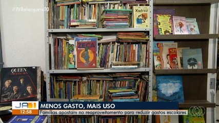 Famílias apostam no reaproveitamento para reduzir gastos escolares