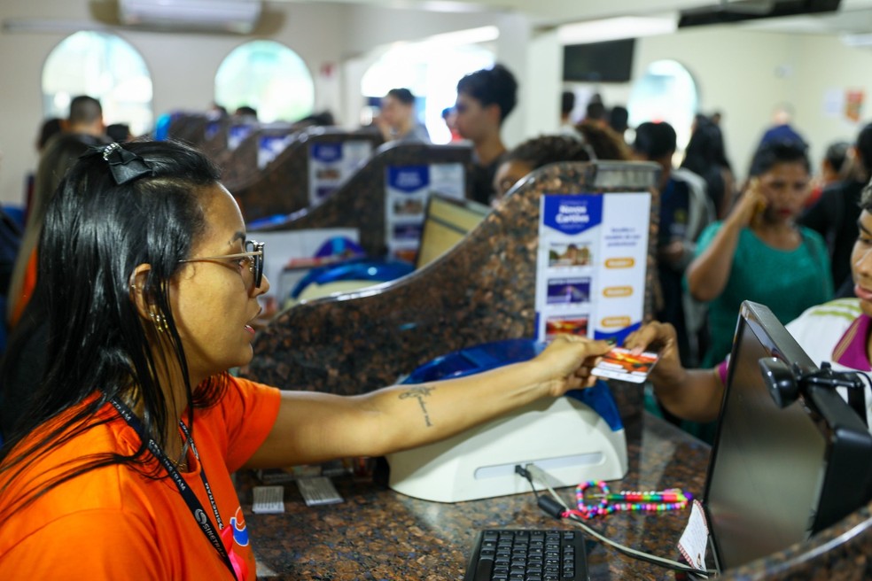 Atedimento no Sinetam, em Manaus — Foto: Divulgação