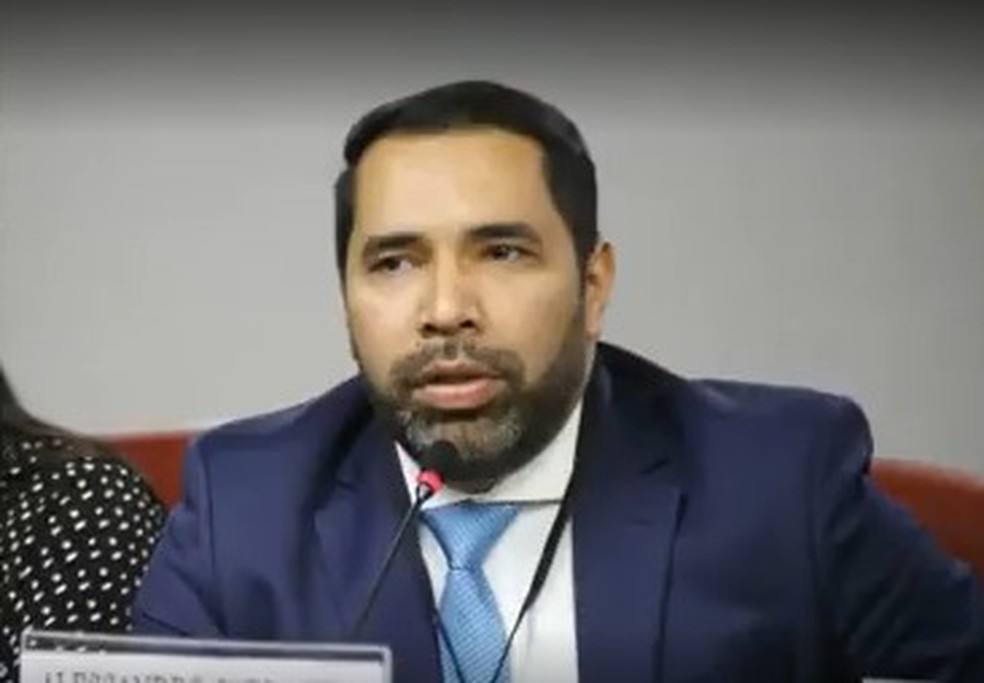 Pitombeira foi preso em ação que também prendeu o deputado TH Joias — Foto: Reprodução/TV Globo
