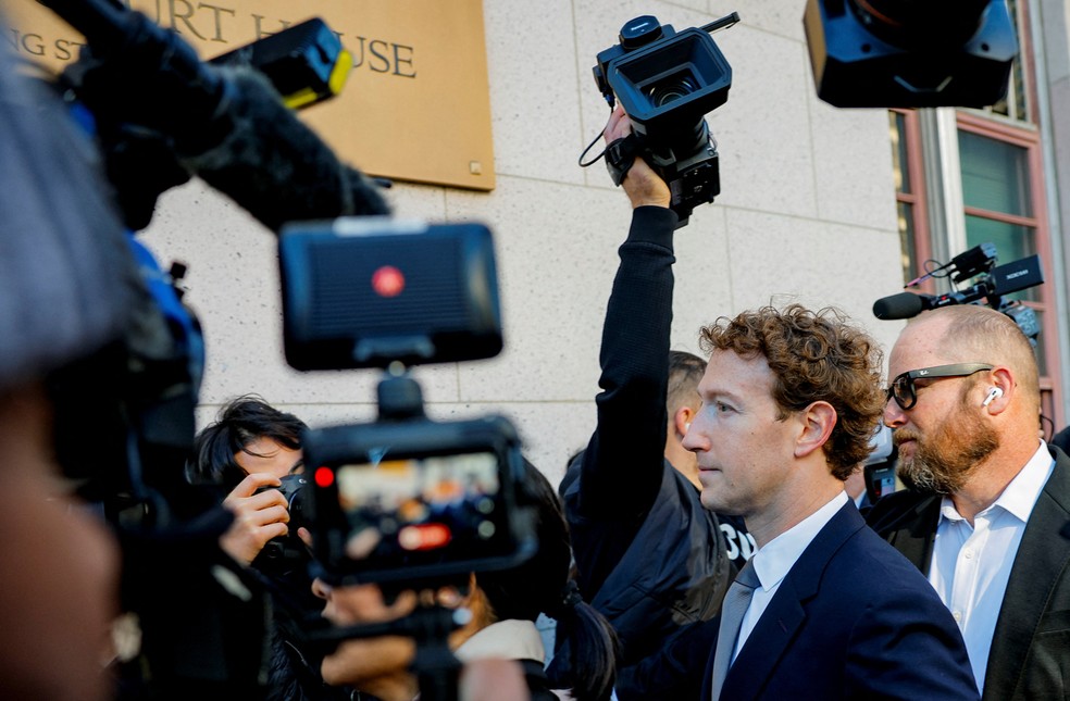 Mark Zuckerberg, CEO da Meta — Foto: Reuters/Mike Blake