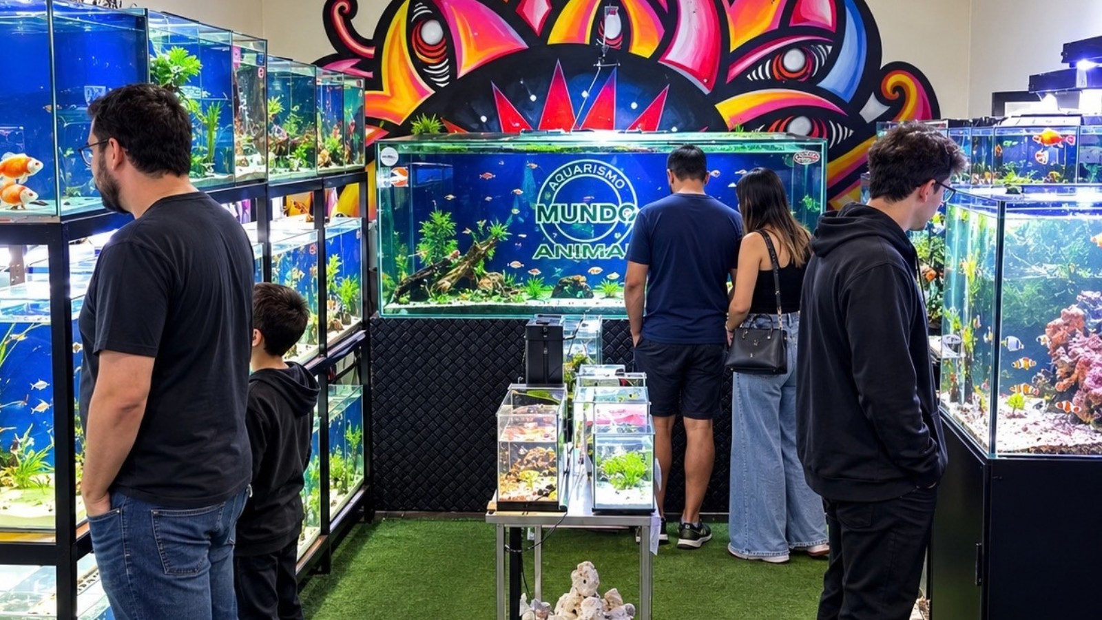 Pátio Limeira Shopping promove encontro inédito de aquaristas em shopping