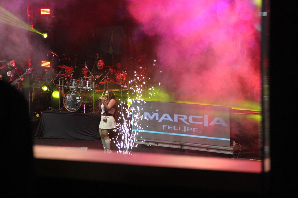 Márcia Fellipe no São João 2024 de Campina Grande — Foto: Erickson Nogueira/g1
